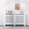 Radiator cover 152x19x81.5h white wooden Heeter XL On Sale