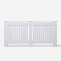 White wooden radiator cover 172x19x81.5h Heeter XXL Promotion