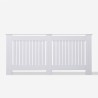 White wooden radiator cover 172x19x81.5h Heeter XXL Promotion