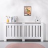 White wooden radiator cover 172x19x81.5h Heeter XXL On Sale