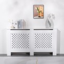Cover for radiator 152x19x81.5h wood radiator cover living room Fencer XL On Sale