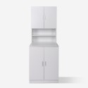 Lario Stackable Washer Dryer Cabinet with Storage Doors On Sale