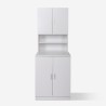 Lario Stackable Washer Dryer Cabinet with Storage Doors On Sale
