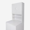 Lario Stackable Washer Dryer Cabinet with Storage Doors Sale