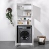 Lario Stackable Washer Dryer Cabinet with Storage Doors Offers