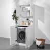 Lario Stackable Washer Dryer Cabinet with Storage Doors Choice Of