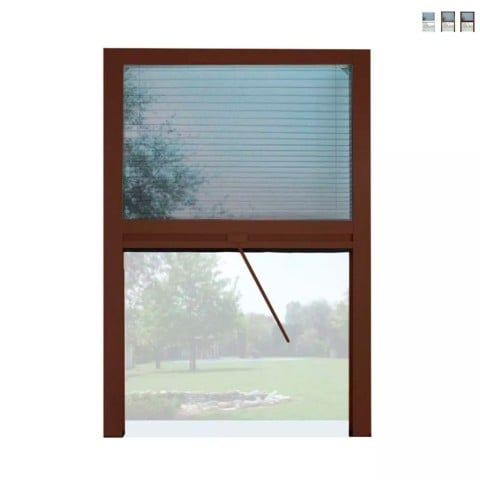 Pleated insect screen 160x160cm universal sliding window Melodie XXL Promotion