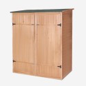 Garden tool storage cabinet wooden shed with 2 doors Shelduck. Sale