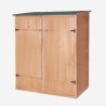 Shelduck Wooden Garden Tool Shed Cabinet with Double Doors Sale