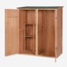 Garden tool storage cabinet wooden shed with 2 doors Shelduck. Discounts