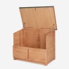 Garden trunk wooden storage container tool holder 122x77x97cm Scaup Catalog