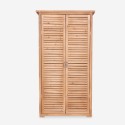 Mallard Wooden Garden Storage Cabinet with 2 Doors, 87x45x160cm On Sale