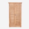 Mallard Wooden Garden Storage Cabinet with 2 Doors, 87x45x160cm On Sale