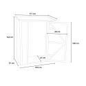 Smew Wooden Outdoor Shed Garden Tool Cabinet Model