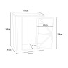 Smew Wooden Outdoor Shed Garden Tool Cabinet Model