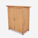 Gadwall Wooden Garden Storage Cabinet for Terrace 74x43x88cm Sale