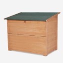 Garden trunk wooden storage container tool holder 122x77x97cm Scaup Sale