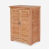 Wooden garden cabinet external 2-door 69x43x88cm Pintail Offers