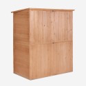 Shelduck Wooden Garden Tool Shed Cabinet with Double Doors Choice Of