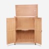 Gadwall Wooden Garden Storage Cabinet for Terrace 74x43x88cm Discounts
