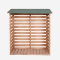 Grebe Outdoor Garden Wood Storage Shed 116x65x123cm On Sale
