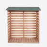 Grebe Outdoor Garden Wood Storage Shed 116x65x123cm On Sale