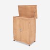 Gadwall Wooden Garden Storage Cabinet for Terrace 74x43x88cm Catalog