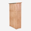 Garden storage cabinet 87x45x160cm in wood, 2 doors Mallard Choice Of