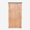 Mallard Wooden Garden Storage Cabinet with 2 Doors, 87x45x160cm Model