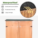 Shelduck Wooden Garden Tool Shed Cabinet with Double Doors Offers