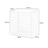 Grebe Outdoor Garden Wood Storage Shed 116x65x123cm Choice Of