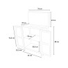 Gadwall Wooden Garden Storage Cabinet for Terrace 74x43x88cm Measures