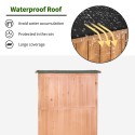 Mallard Wooden Garden Storage Cabinet with 2 Doors, 87x45x160cm Offers