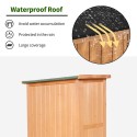 Gadwall Wooden Garden Storage Cabinet for Terrace 74x43x88cm Offers