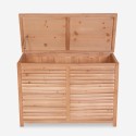 Wooden garden chest storage trunk container Wigeon Offers