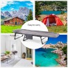 Foldable padded camping bed 190x70cm Bajkal Model
