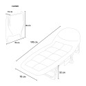 Foldable padded camping bed 190x70cm Bajkal Characteristics