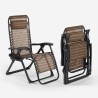 Folding zero gravity relaxation deck chair with headrest for Elgon garden Bulk Discounts