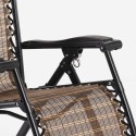 Folding zero gravity relaxation deck chair with headrest for Elgon garden Characteristics