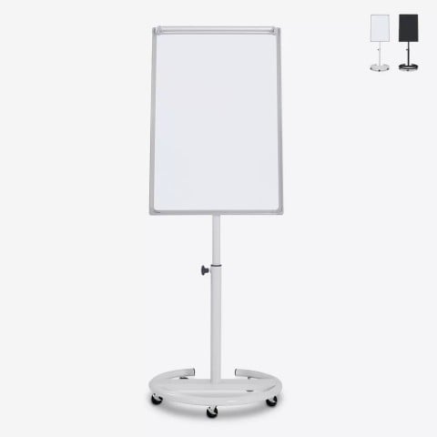 Magnetic board for magnets 100x70cm, rotatable with wheels Stephen. Promotion
