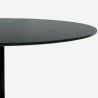 Modern black round dining table Goblet 120cm Blackwood+ Offers