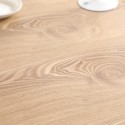 Rectangular wooden kitchen dining table 120x80cm white Ennis Sale
