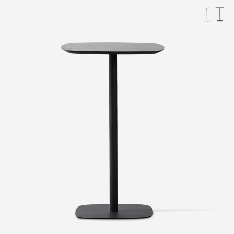 High table for bar stools square 60x60cm modern style Arven Promotion