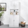 Lario Stackable Washer Dryer Cabinet with Storage Doors Promotion