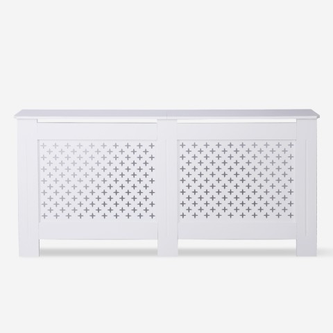 White wooden radiator cover 172x19x81.5h Fencer XXL Promotion
