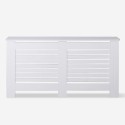 Cover 172x19x81.5h radiator cover in white wood Wormer XXL. On Sale
