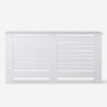 Cover 172x19x81.5h radiator cover in white wood Wormer XXL. On Sale