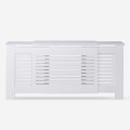 Modern extendable wooden radiator cover 140-203x19x81.5h Depper Promotion