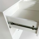 Bedroom living room white 6-drawer dresser Kamil Catalog