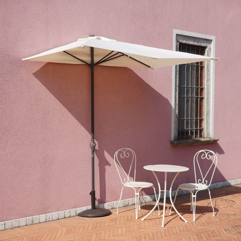 Rectangular Wall-Mounted Parasol 2.30x1.30m for Garden or Terrace Lanai Promotion